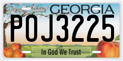 GA license plate POJ3225