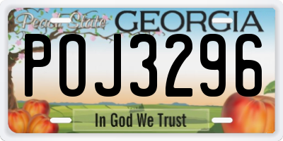 GA license plate POJ3296