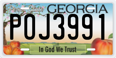 GA license plate POJ3991