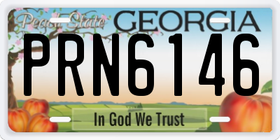 GA license plate PRN6146