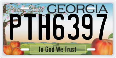 GA license plate PTH6397