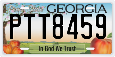 GA license plate PTT8459