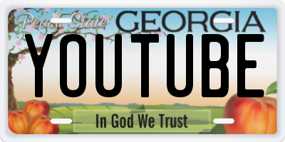 GA license plate YOUTUBE