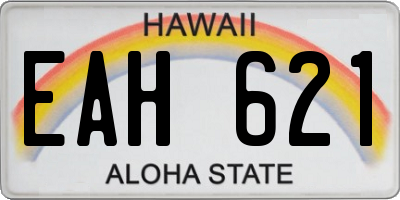 HI license plate EAH621