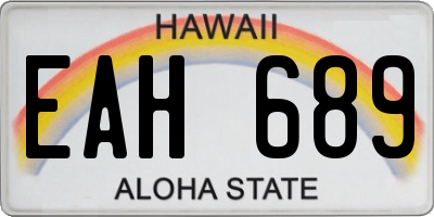 HI license plate EAH689