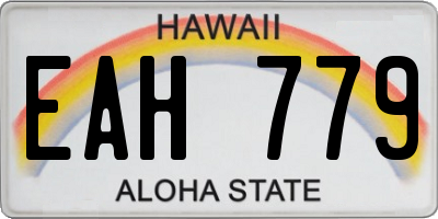 HI license plate EAH779