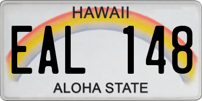 HI license plate EAL148