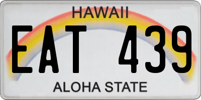 HI license plate EAT439