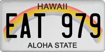 HI license plate EAT979