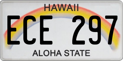 HI license plate ECE297