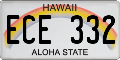 HI license plate ECE332