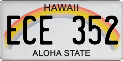 HI license plate ECE352