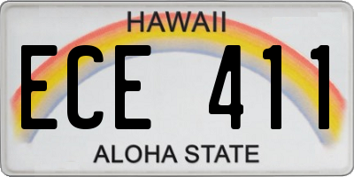 HI license plate ECE411