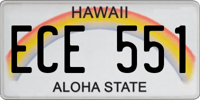 HI license plate ECE551