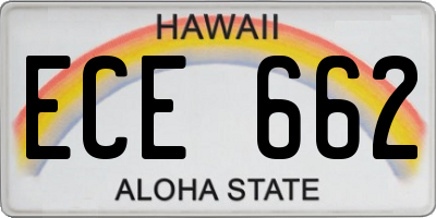 HI license plate ECE662