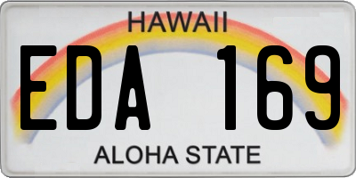 HI license plate EDA169