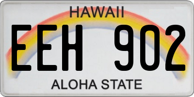 HI license plate EEH902