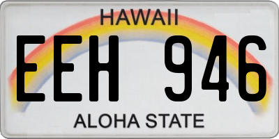 HI license plate EEH946