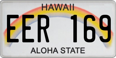 HI license plate EER169