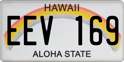 HI license plate EEV169