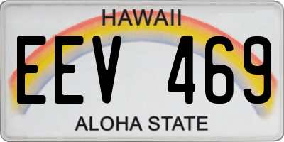 HI license plate EEV469
