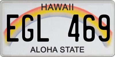 HI license plate EGL469
