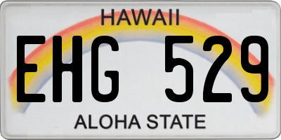 HI license plate EHG529