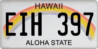 HI license plate EIH397