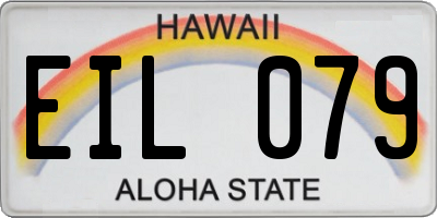 HI license plate EIL079