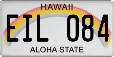 HI license plate EIL084