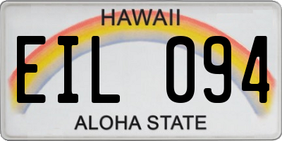 HI license plate EIL094