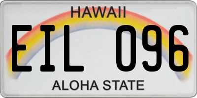 HI license plate EIL096