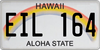 HI license plate EIL164