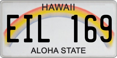 HI license plate EIL169