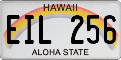 HI license plate EIL256