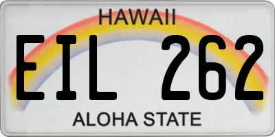 HI license plate EIL262