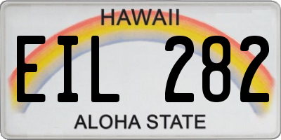 HI license plate EIL282