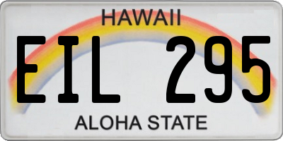 HI license plate EIL295