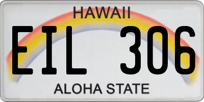 HI license plate EIL306