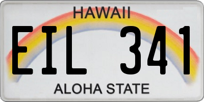 HI license plate EIL341