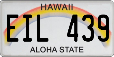 HI license plate EIL439