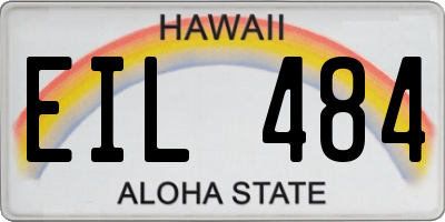 HI license plate EIL484