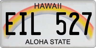 HI license plate EIL527