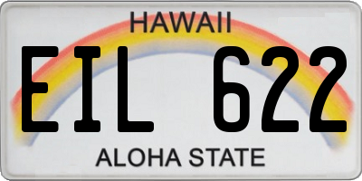 HI license plate EIL622