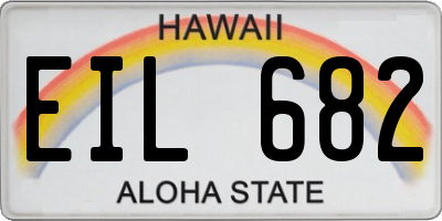 HI license plate EIL682