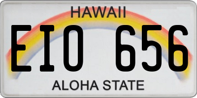 HI license plate EIO656