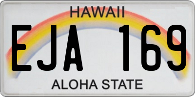 HI license plate EJA169