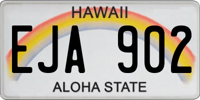HI license plate EJA902