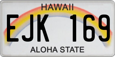 HI license plate EJK169
