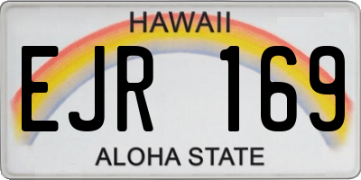 HI license plate EJR169